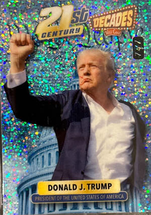 Donald Trump 1 of 1 from Wild Card Trading Cards (# 2D1 - DT6)
