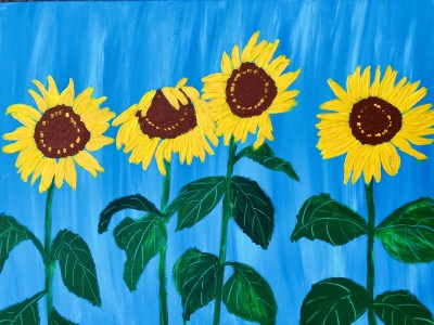 Sunflowers smile 