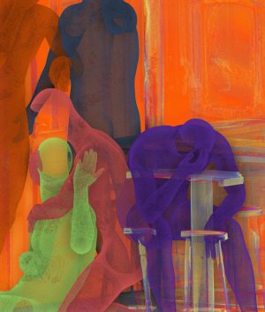 Gespinkst. Ich. heute. Blick Eins