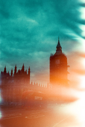 Along the Westminster Bridge
