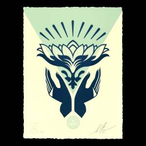 Lotus Hands (Teal) AP
