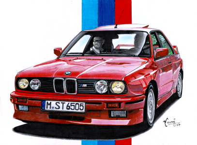 BMW M3 E30 Artwork