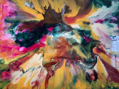  Title: Psychedelic Lake 