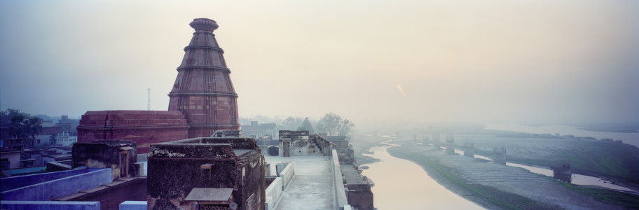 At Keshi Ghat with view of the Yamuna River; Vrindavana, Uttar Pradesh #6/8