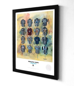 Newcastle Shirts - A3 Collectors Print