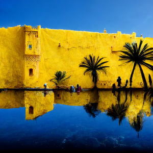 The magic moorish yellow castle 