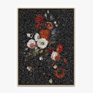 Puzzling Flowers n° 6 | Puzzling Flemish Flowers Still Life series | Revisiting Lempertz’s Flowers | 