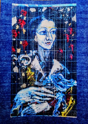 La Dame with Aligator - Hommage à Ksenija Hribar, To Crypto Megan