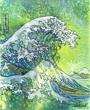 Whatisart sample La Vague de Hokusai, Second de la série