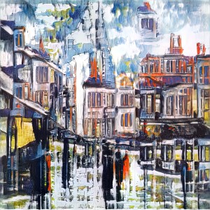 Morning Reflections of Amsterdam