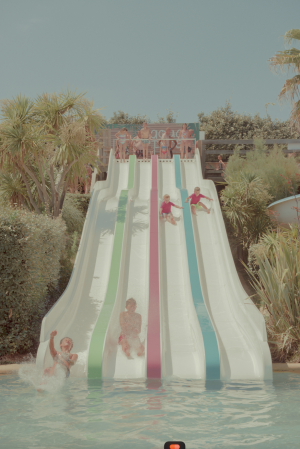 Water slides, from Series  "Forever Young", Seignosse,  France, 2018