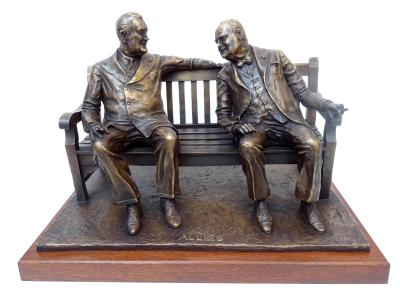 Allies, (Churchill and Roosevelt). 