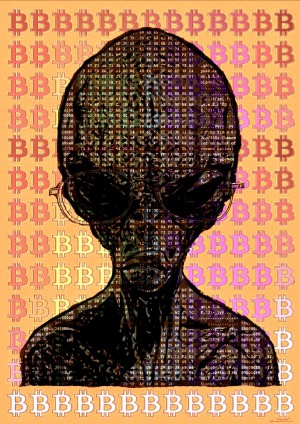 Portrait of (Al-ien) Satoshi Nakamoto 2009-2021