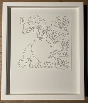 Hún hnyklaði vöðvana!