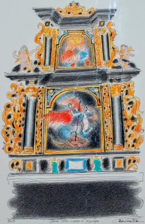 Glavni Oltar V Cerkvi Sv.Jurija V Legnu/ Saint George, Legen, Main Altar 