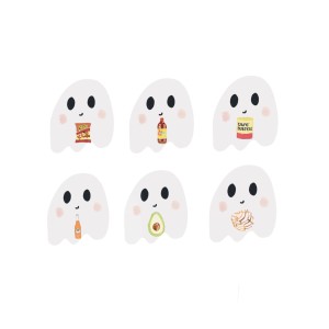 Ghosts Eating 