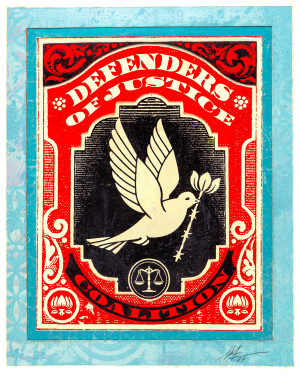 Defenders of Justice Stamp