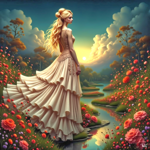 Moonlit Cascade