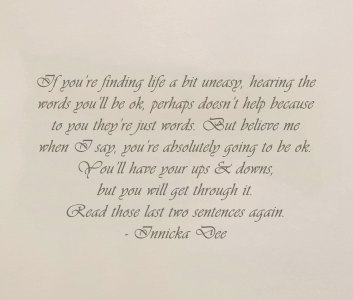 Finding life a bit uneasy