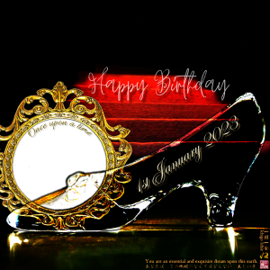 Happy Birthday Glass Slipper 'Ichigo Ichie' 1st January 2023 the left (1-of-1) NFT Art