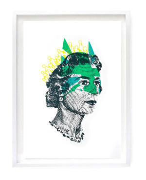 Rich Enough to be Batman - Lizzie Green Flag - B2