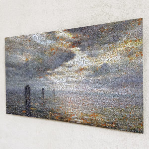 Paesaggio Lagunare n° 1 | Puzzling Landscape series | Revisiting Guglielmo Ciardi’s Venice Lagoon 