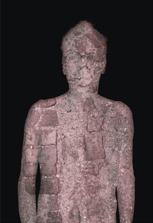 A stone man