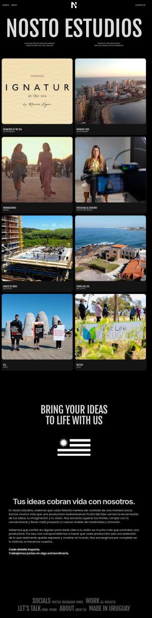 Nosto Estudios Website