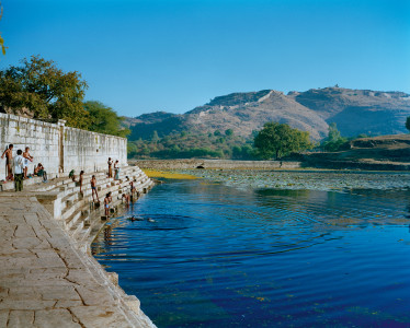 At the Kund of the Eklingeswar Shiva Temple in Rajasthan #4/8