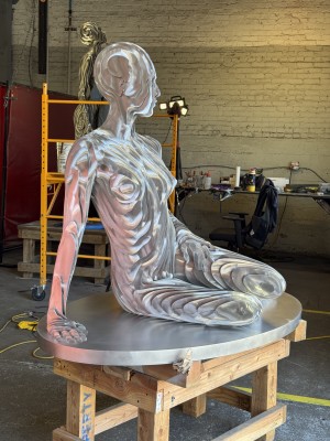 Kathi seated