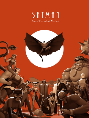 George Bletsis "Batman: The Animated Series" Acrylic Panel Print