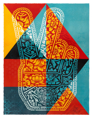 Peace Fingers Geometric VSE