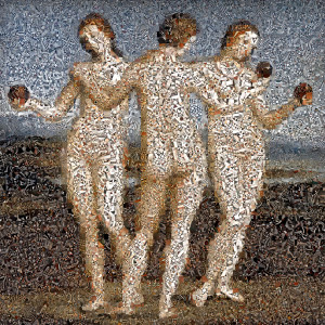 Le Tre Grazie | Puzzling Renaissance series | Revisiting Raffaello Sanzio's Le Tre Grazie