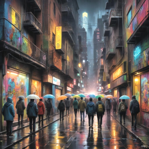 Neon Noir, Raindrop Reverie