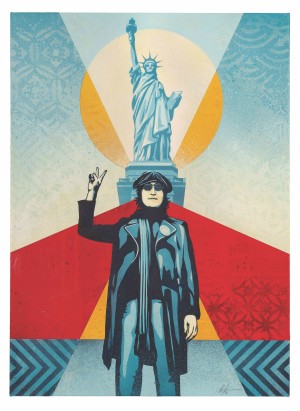 Lennon Peace and Liberty (Red)