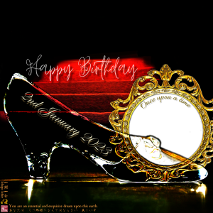 Happy Birthday Glass Slipper 'Ichigo Ichie' 2nd January 2023 the Right (1-of-1) NFT Art