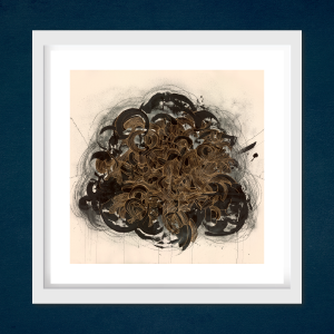 chaos in gold ii - 12 x 12 inch artist proof 6/7