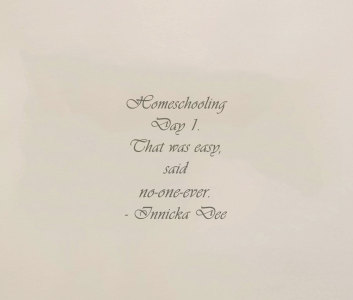 Homeschooling Day 1 Melbourne, Victoria Australia