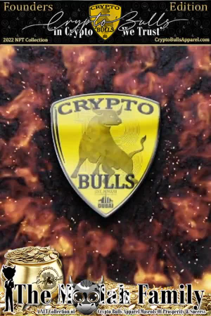 Satoshi "Moolah Family Brand Exodus" fashion show featuring "Crypto Bulls Apparel" and the Brand Mascots Parting of The Brand Sea - (Founders Edition) NFT