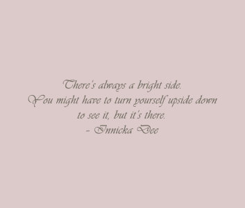 There's always a bright side