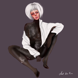White Haired Girl