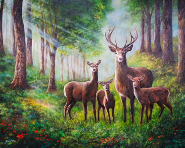 Graceful Bonds in Sunlit Meadows