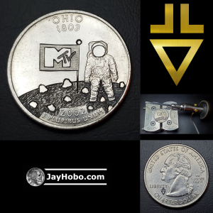 2002 P Ohio State Quarter - MTV Moon Man