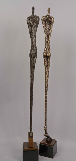Chance (two figures on separate bases) 