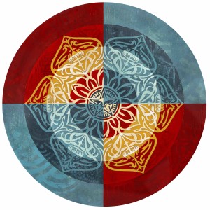 Circular Mandala (Red)