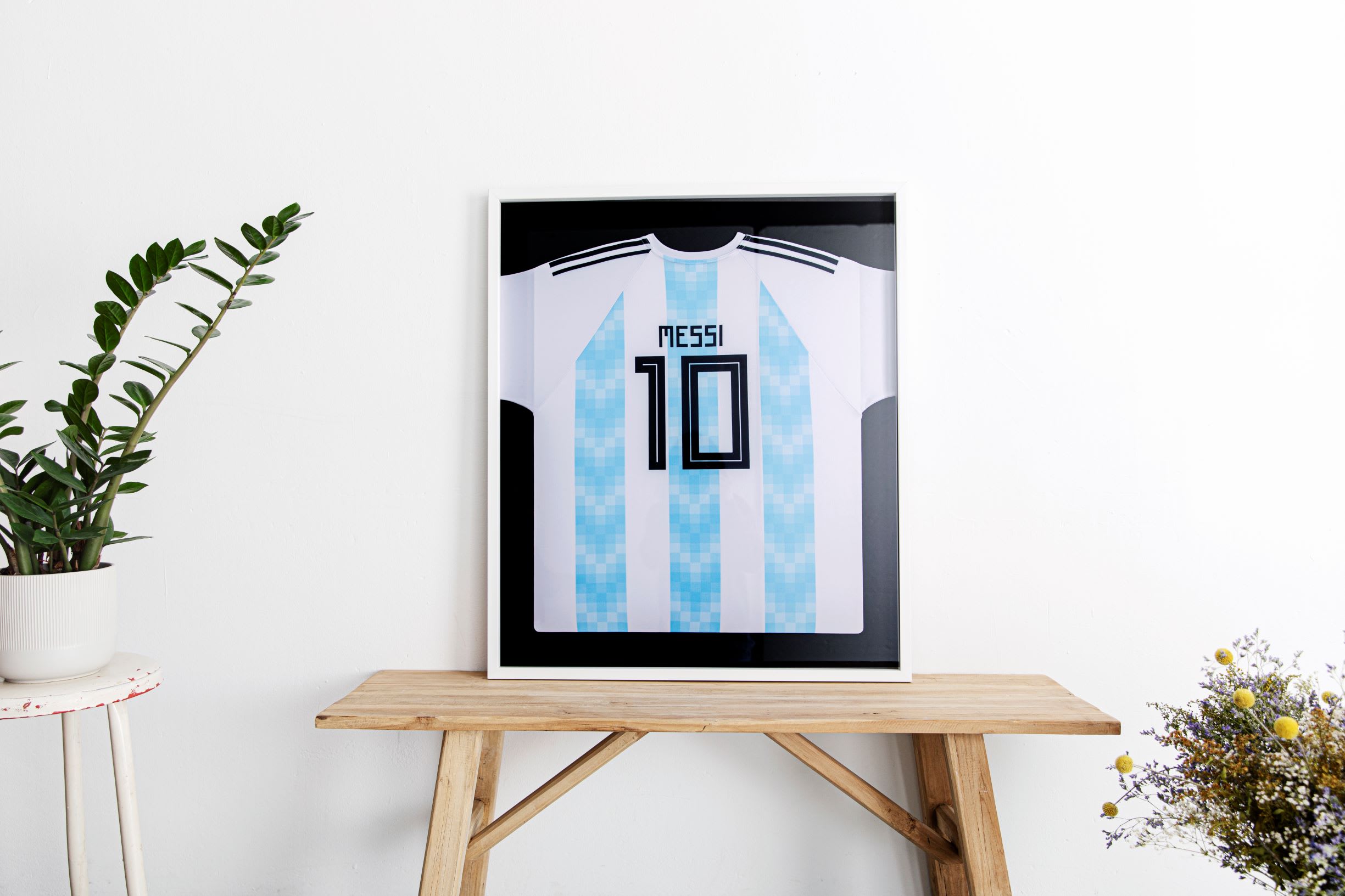 voetbalshirt inlijsten 