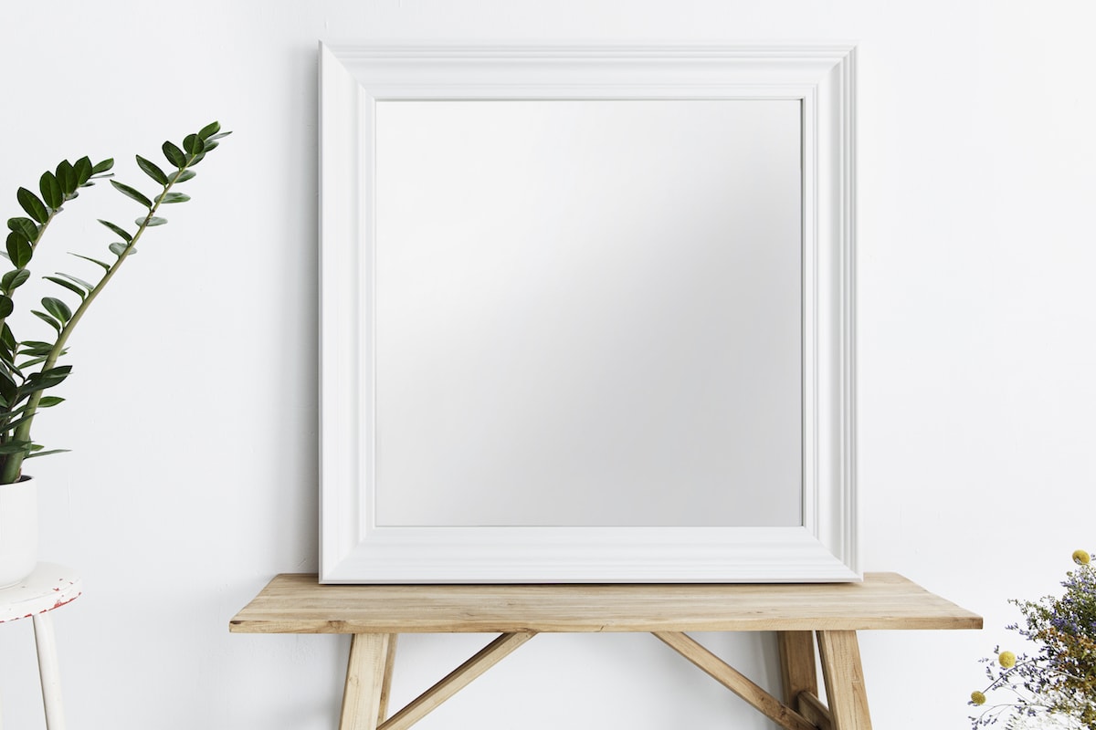 klassieke witte lijst