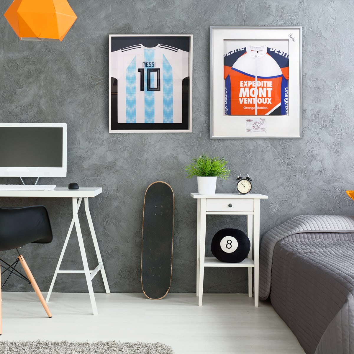 wanddekoration jugendzimmer