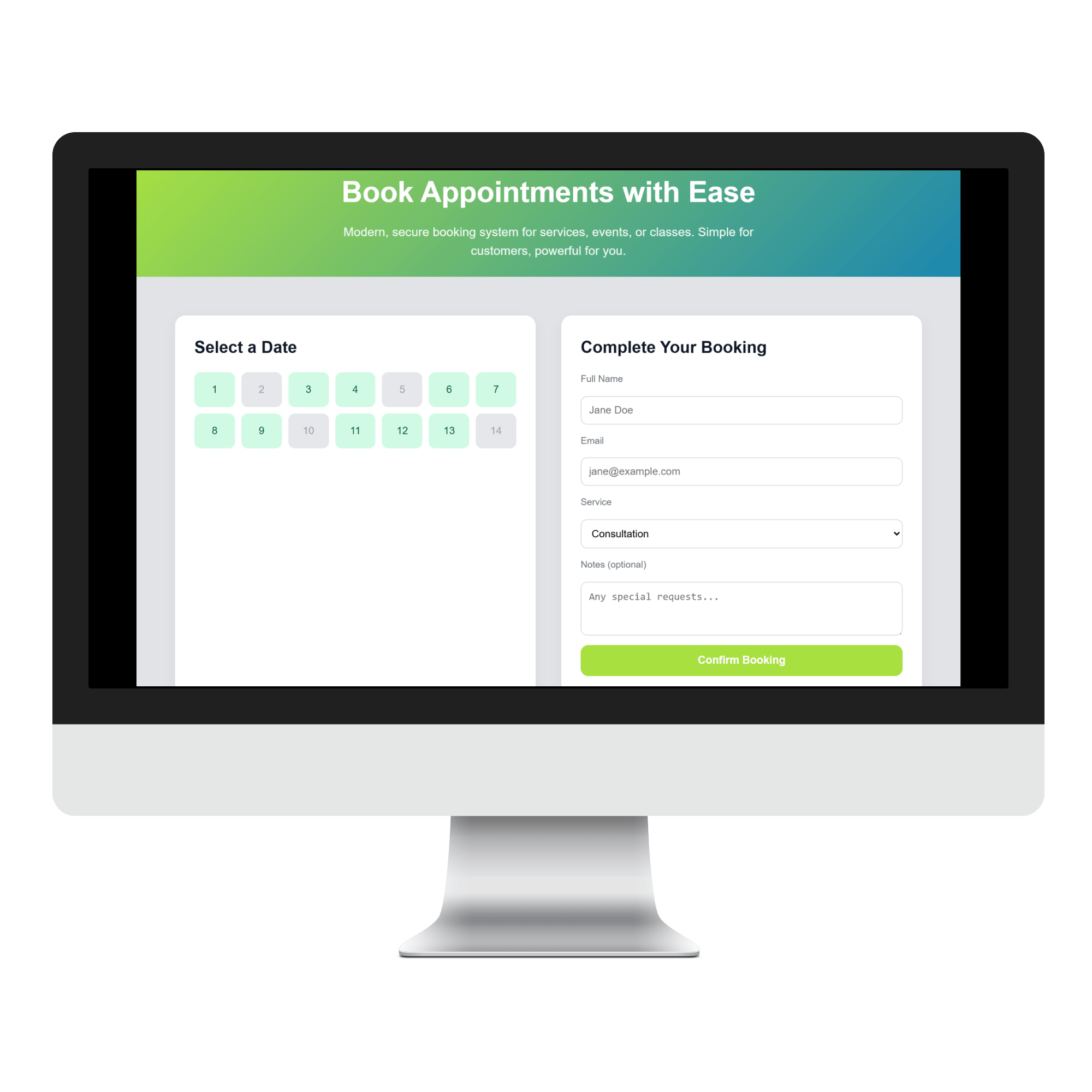 Booking System