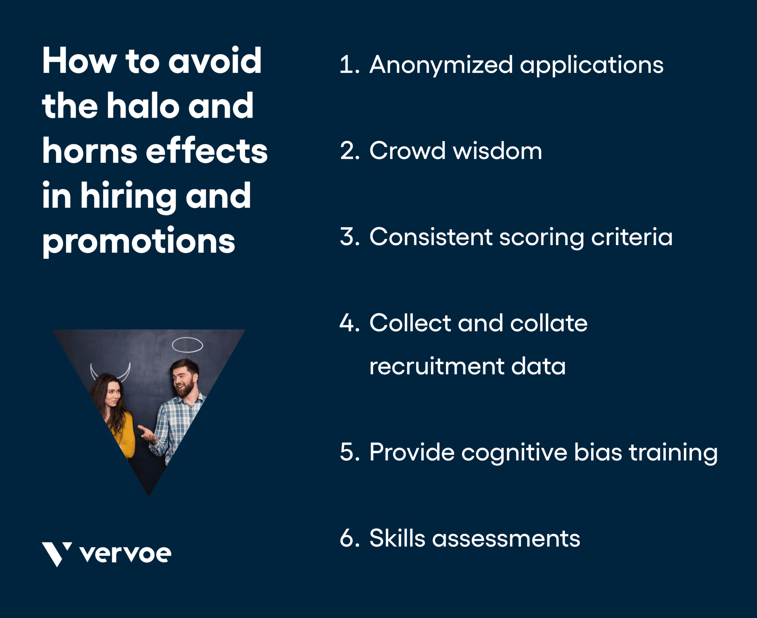 How to avoid the halo and horns effects in hiring and promotions